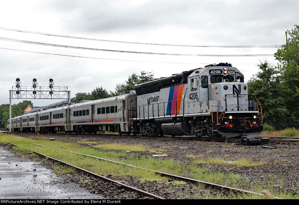 NJT 4206 on train 1213